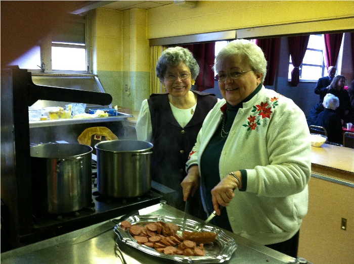 Maryann and Marilyn13 from Nativity Feast at St. John's