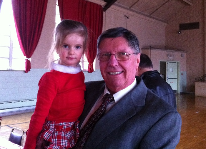 Dan and granddaughter15 from Nativity Feast at St. John's