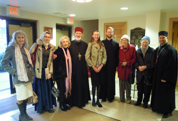 Fr. Nehrebecki and Fr. Evanina and Guests20 from Bishop Alejo's Visit on Saturday