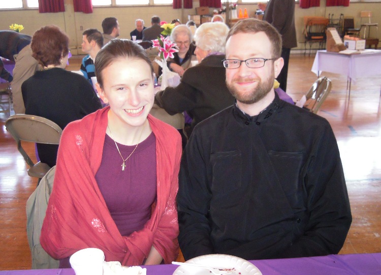 Laura and Derek18 from Bishop Alejo's Visit on Sunday