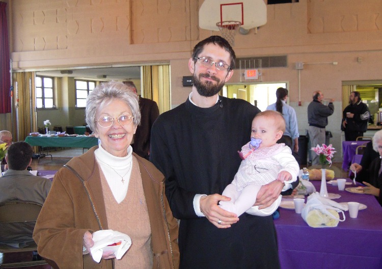 Florence, David and Baby24 from Bishop Alejo's Visit on Sunday