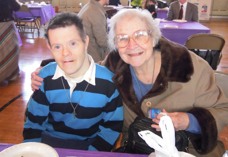 Andy and Mom, Dorothy28 from Bishop Alejo's Visit on Sunday
