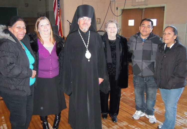 Bishop Alejo, Sonja, Effie and Guests7 from Bishop Alejo's Visit on Sunday