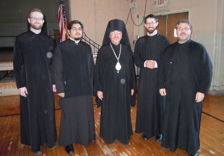 Derek, Abraham, Bishop Alejo, David and Nick9 from Bishop Alejo's Visit on Sunday