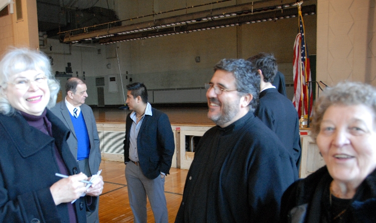 Betty, Nick and Effie31 from Bishop Alejo's Visit on Sunday