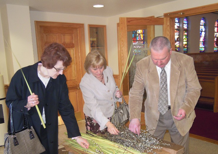 Andrea, Helen and Michael1 from Palm Sunday