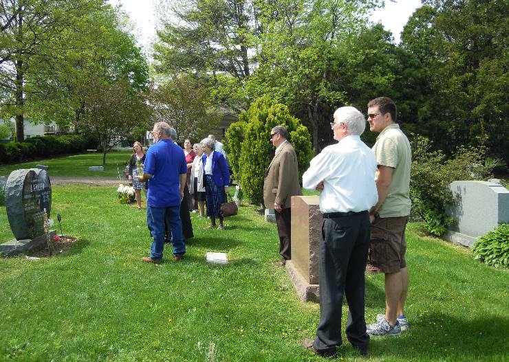 Blessing one of many graves.....7 from Grave Blessings