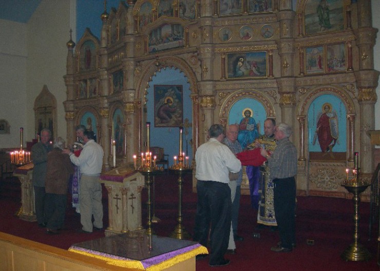 Helping out at a Presanctified Liturgy....7 from Memories of Bob Hatsko