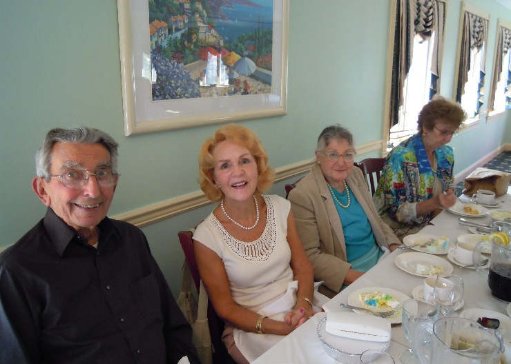 Peter, Astrid, Barbara, and Georgiana...16 from "O" Club Luncheon