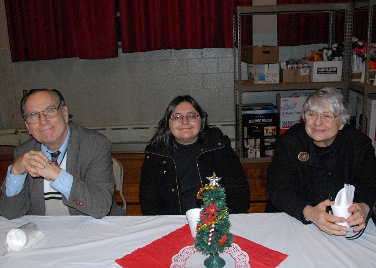Mary, new member, with Mom and Uncle....13 from St. Andrew & St. Nicholas Vespers at St. John's Church