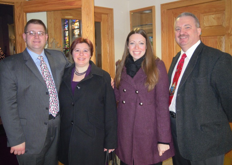 Bzik Family...7 from Christmas at St. John's