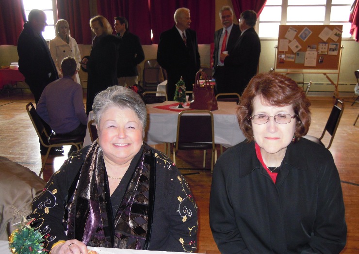 Mary Ann and Andrea...24 from Christmas at St. John's