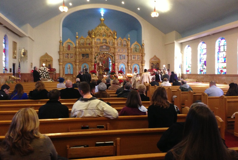 Nativity of Our Lord and Savior, Jesus Christ...5 from Fr. Igor, Mat. Anna and family here at St. John's