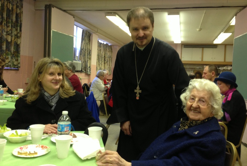 Christmas Luncheon...7 from Fr. Igor, Mat. Anna and family here at St. John's