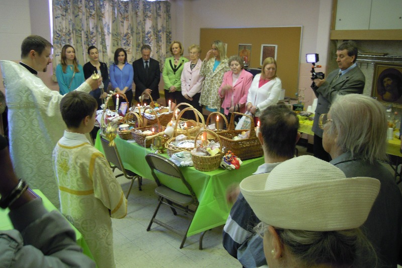 Blessing of Pascha Foods ....21 from Fr. Igor, Mat. Anna and family here at St. John's