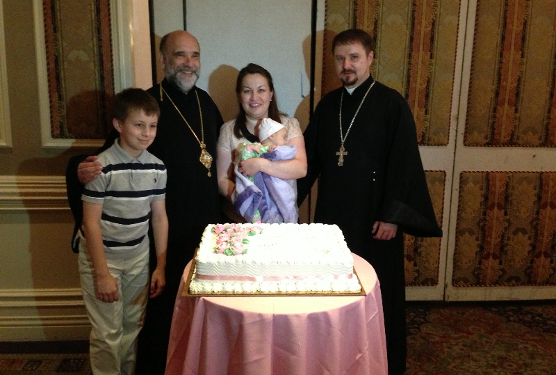 Baptism of Sweet Little Sofia ...43 from Fr. Igor, Mat. Anna and family here at St. John's