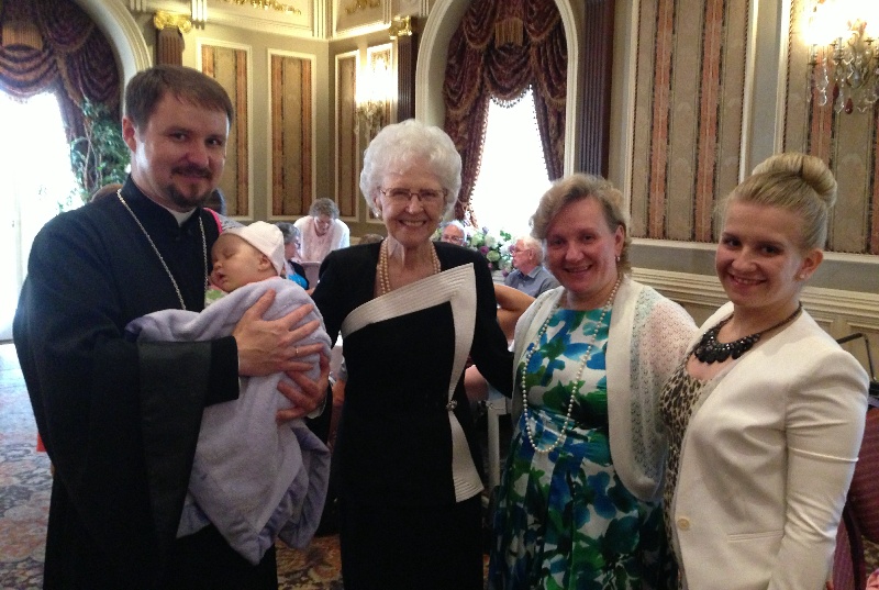 Sofia Baptism ...44 from Fr. Igor, Mat. Anna and family here at St. John's