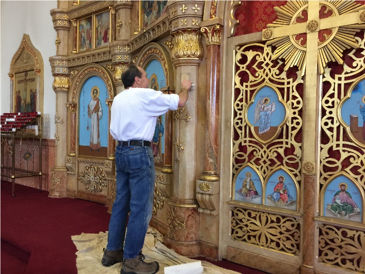 Photo 1 from Decorating the Church for the Nativity of Our Lord and Savior