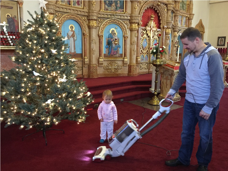 Photo 14 from Decorating the Church for the Nativity of Our Lord and Savior
