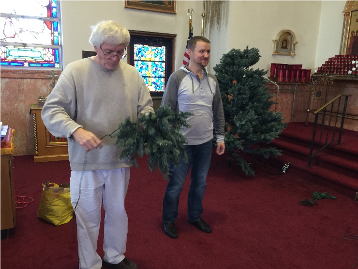 Photo 9 from Decorating the Church for the Nativity of Our Lord and Savior