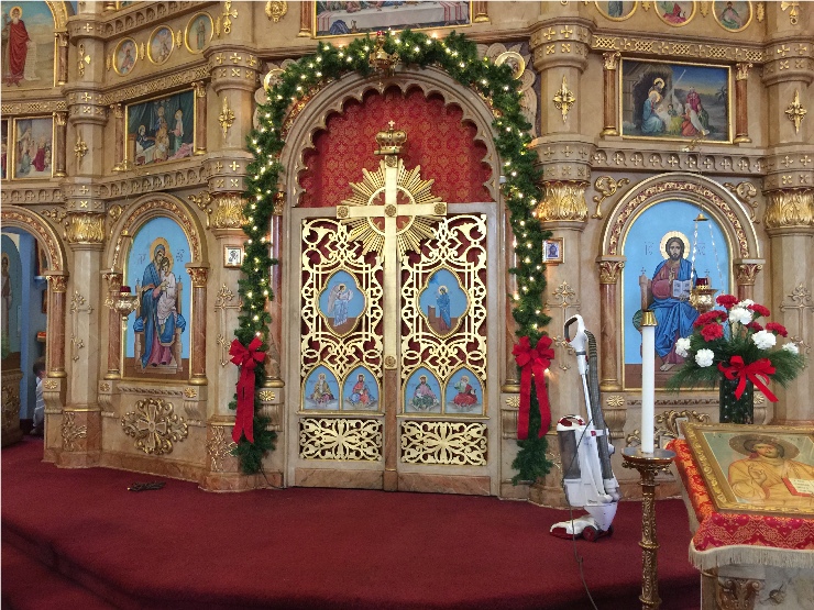 Photo 20 from Decorating the Church for the Nativity of Our Lord and Savior