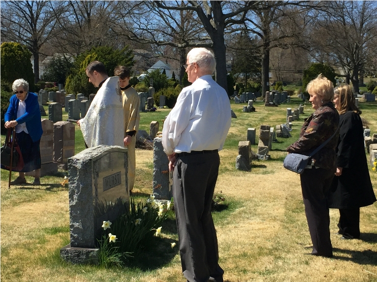 Photo 12 from Blessing of Graves at East Ridgelawn Cemetery