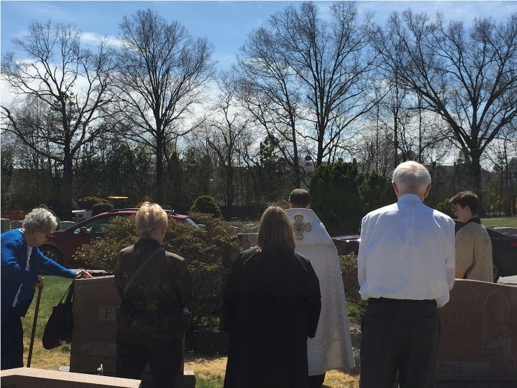 Photo 9 from Blessing of Graves at East Ridgelawn Cemetery