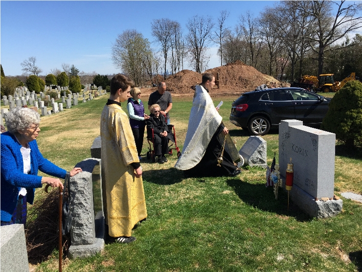 Photo 19 from Blessing of Graves at East Ridgelawn Cemetery